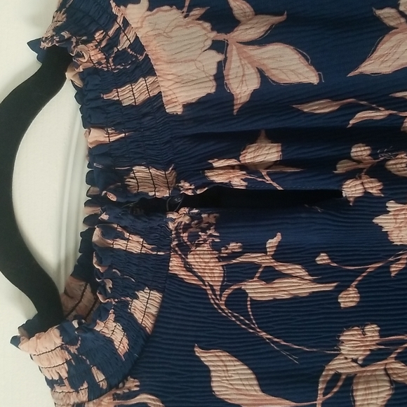 Nordstrom Chelsea 28 Navy and Pink Dress XL Worn Once - Picture 3 of 5